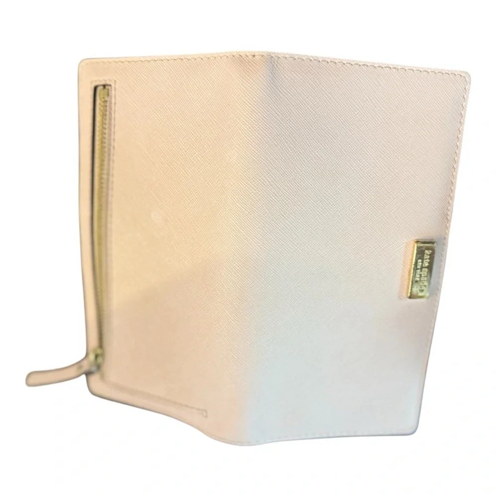 Kate Spade New York Madison Slim Wallet in Saffiano Leather.